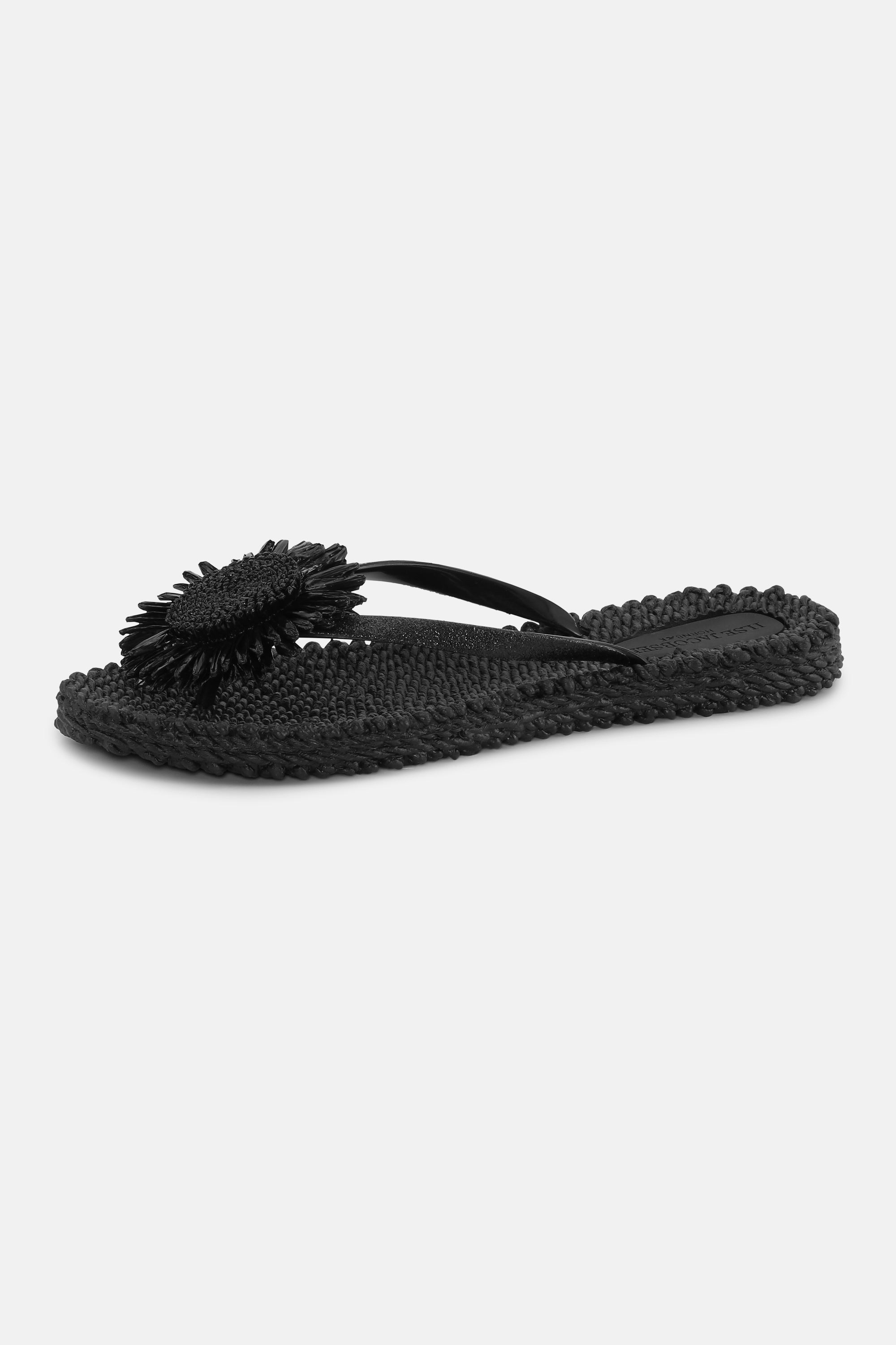 Flip-flops Blomst - Black